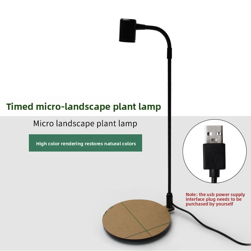 Planted Aquarium Moss - Micro Landscape Plant Lamp LED Grow