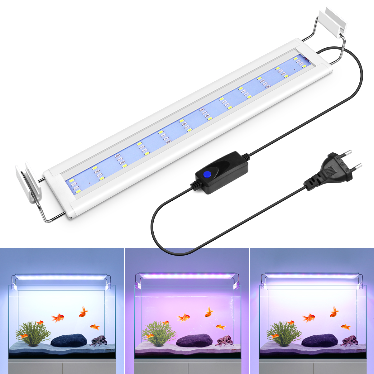 Aquarium Plant Ornament - Super Slim LED Aquarium Light 220V