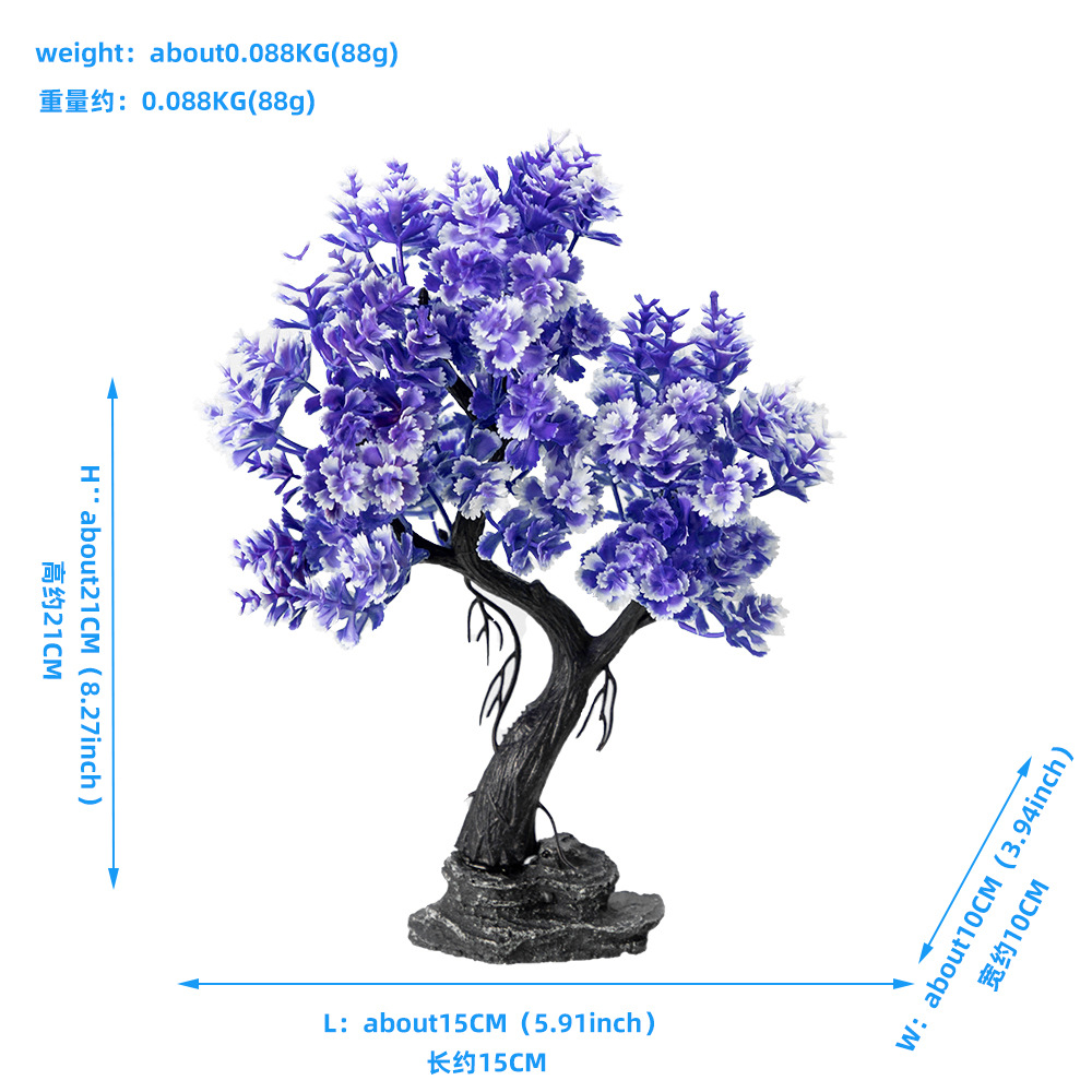 New Simulation Moss Tree Fish  - Aquarium Planted Sand avis et prix