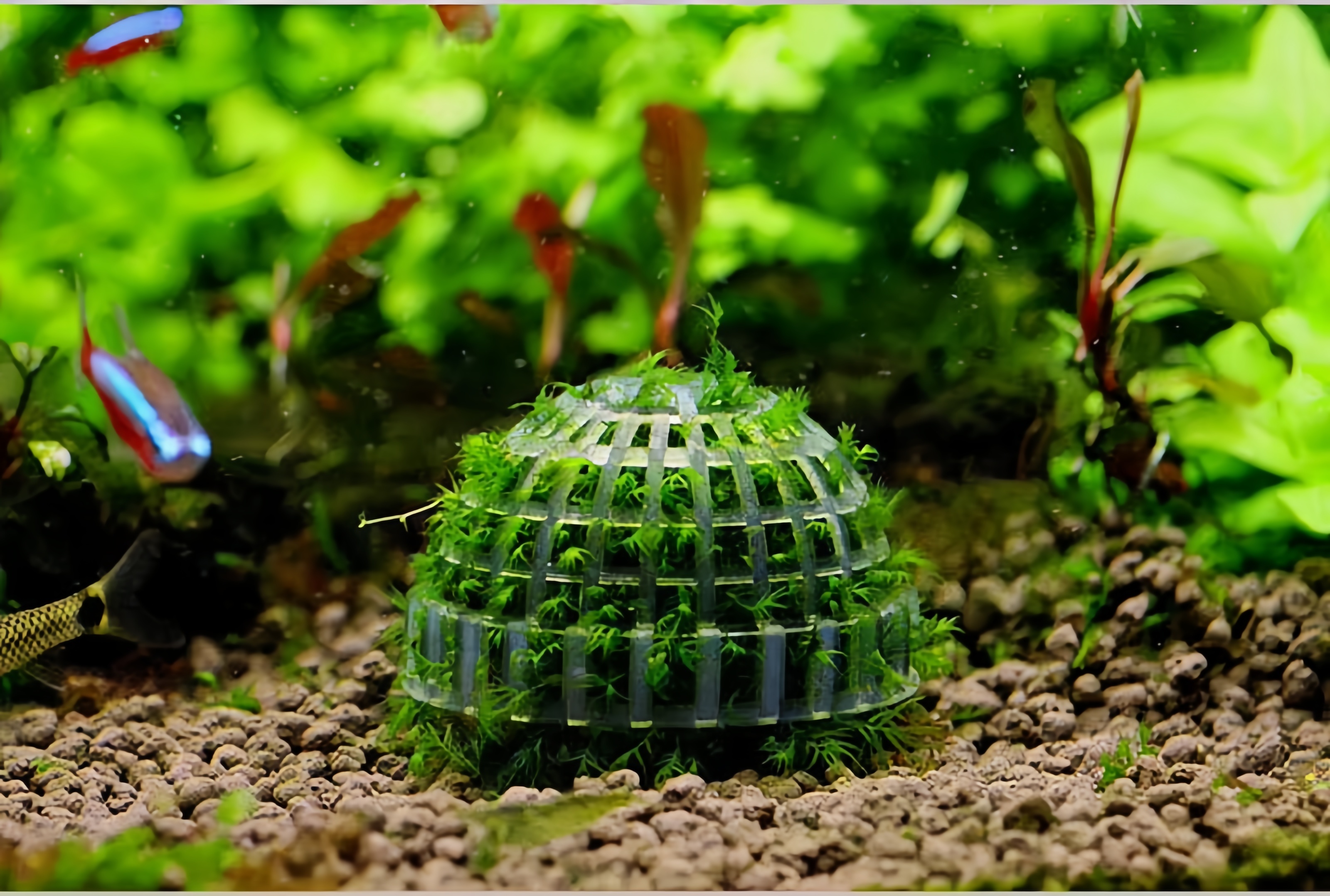 Mini Moss Ball Aquarium Decora - Planted Aquarium Moss avis et prix