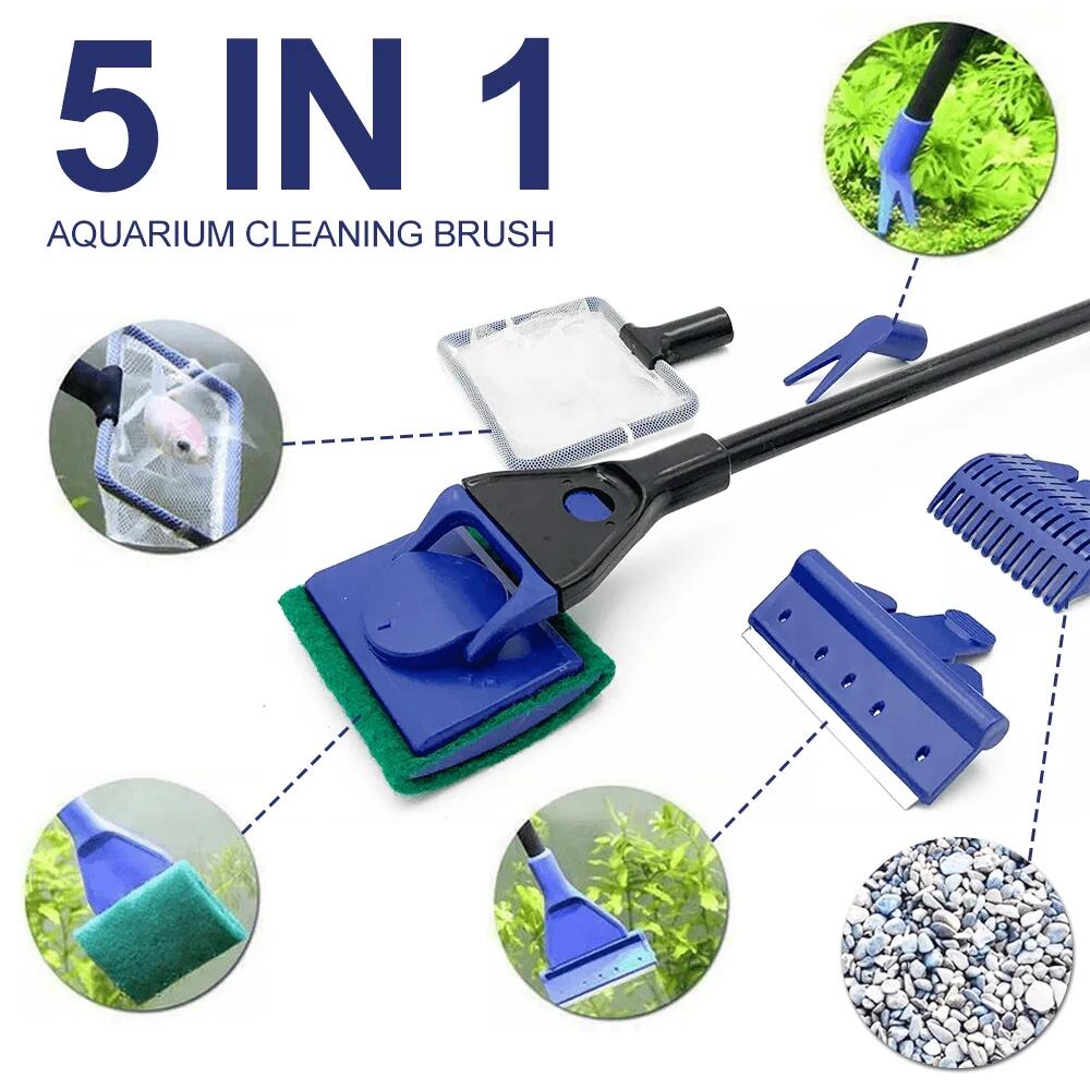 5in1 Aquarium Cleaning Tool Pl - Planted Aquarium With Gravel avis et prix