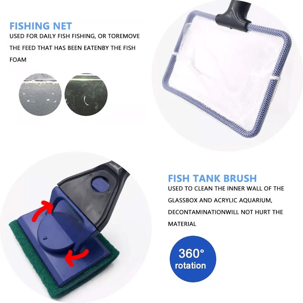 5in1 Aquarium Cleaning Tool Pl - Planted Aquarium With Gravel avis et prix