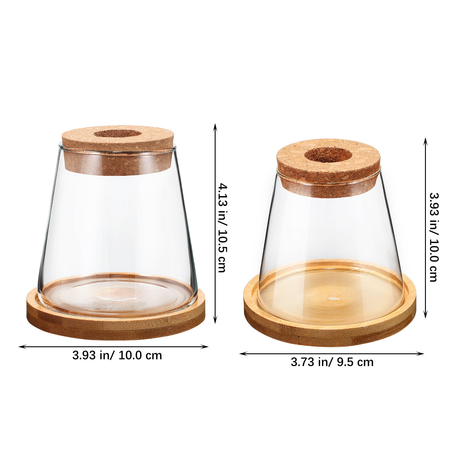 2Pcs Water Planters Glass Prop - Aquarium Plants avis et prix