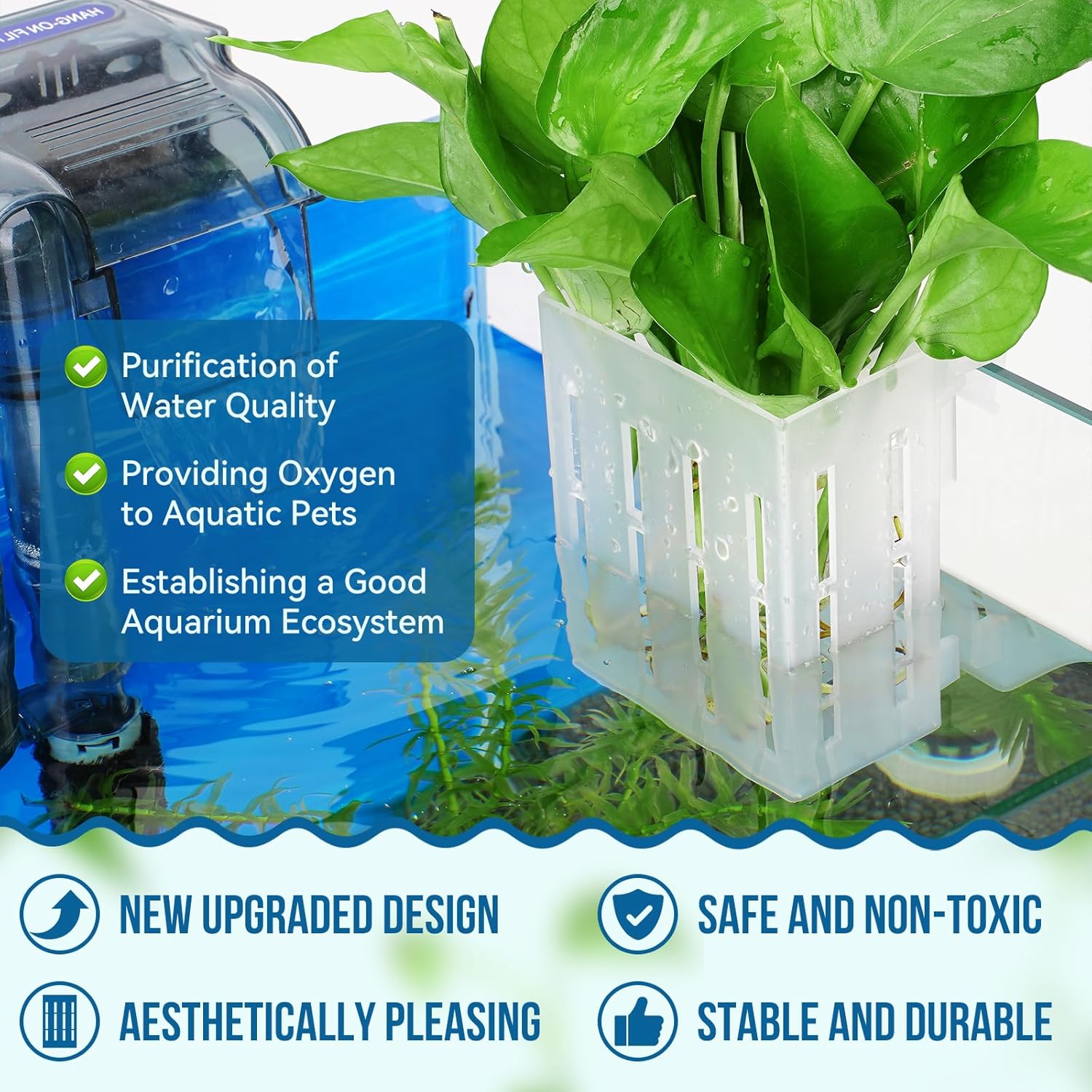 Large Aquarium Plant Holder wi - Aquarium Plants avis et prix
