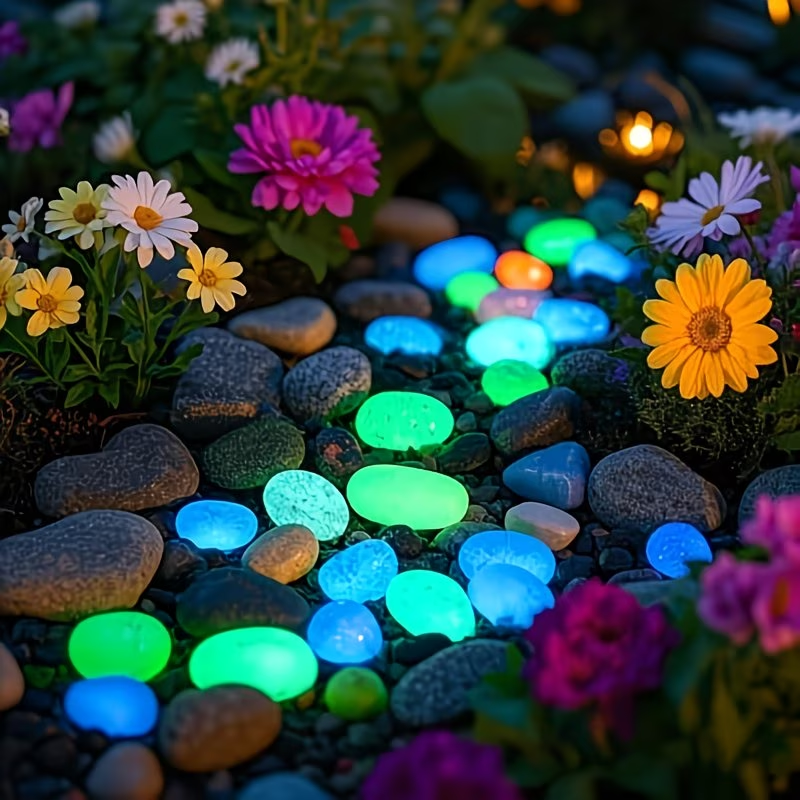 300PCS Luminous Pebble Set,0.9 - Aquarium Plant Ornament avis et prix