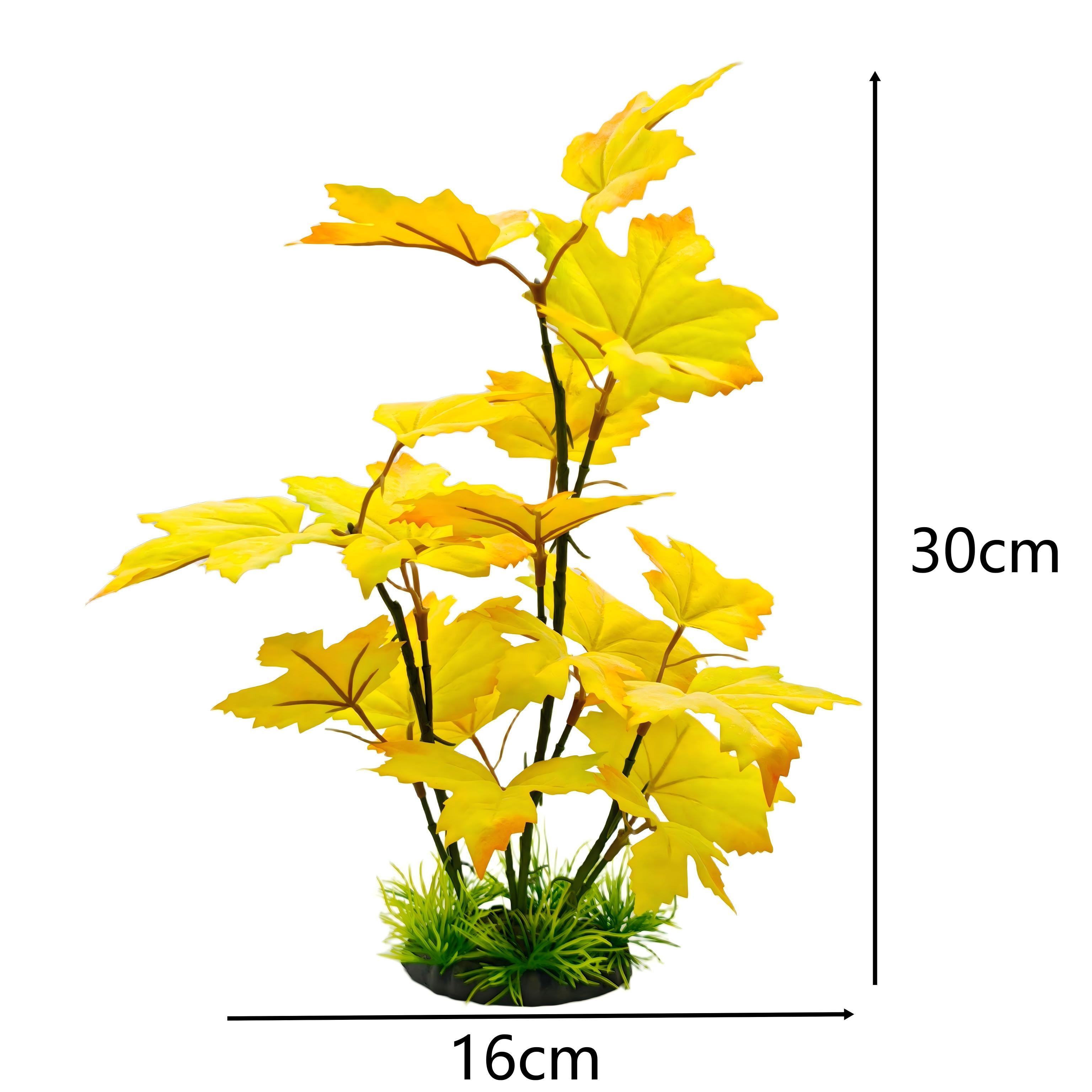 Artificial Leaves 30cm Aquariu - Planted Aquarium Yellow Water avis et prix