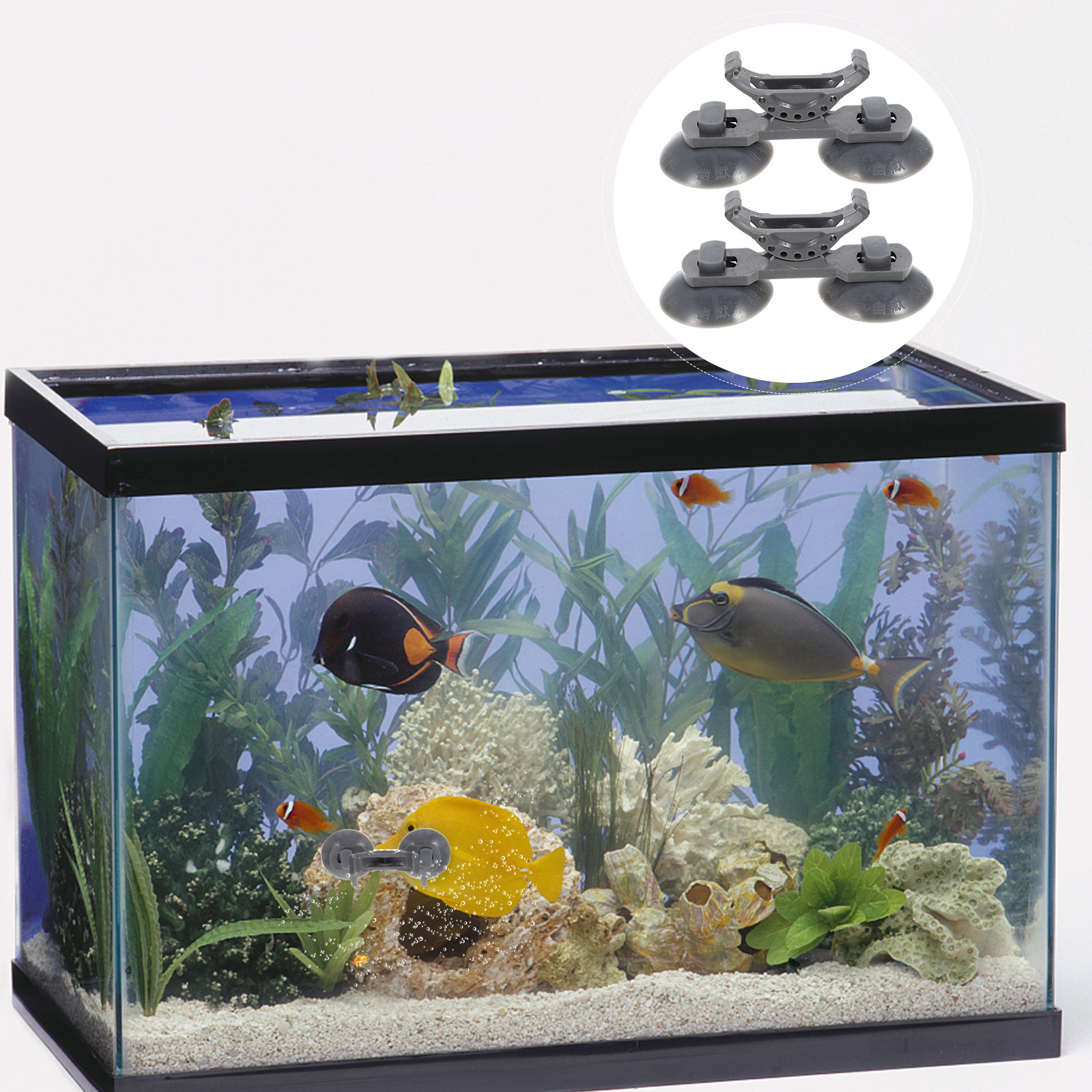 2Pcs Plastic Fish Tank Lamp Br - Aquarium Plants avis et prix
