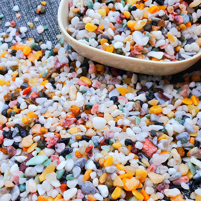 Natural Gravel Stone 200~1000g - Aquarium Planted Sand avis et prix