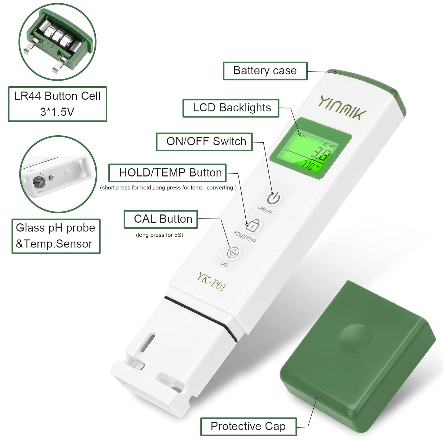 pH Meter Tester for Water Hydr - Planted Aquarium Ph avis et prix