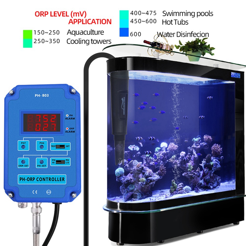 Digital 2&1 PH ORP Monitor Red - Planted Aquarium Ph avis et prix