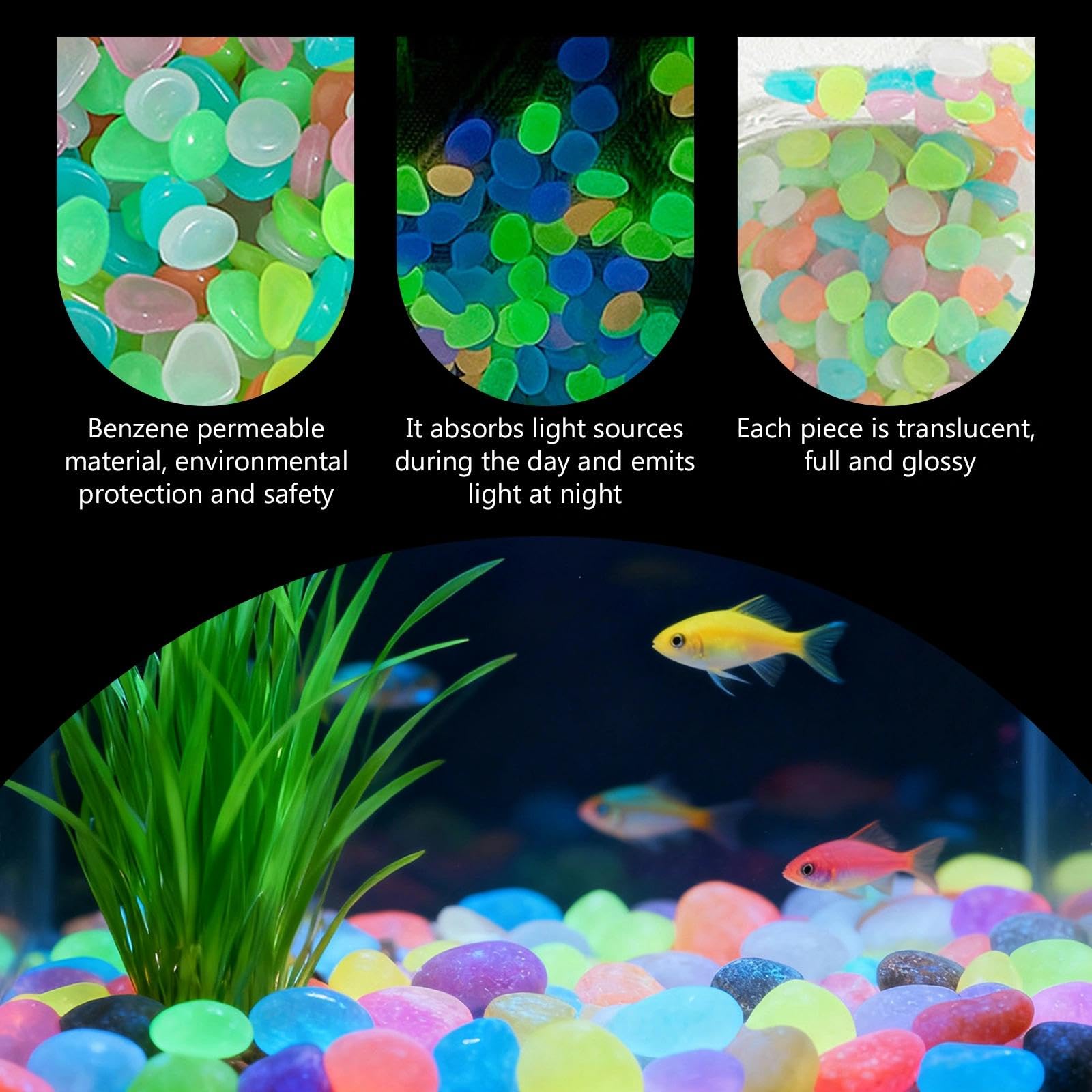 Potted Plants Glow In The Dark - Aquarium Plant Ornament avis et prix