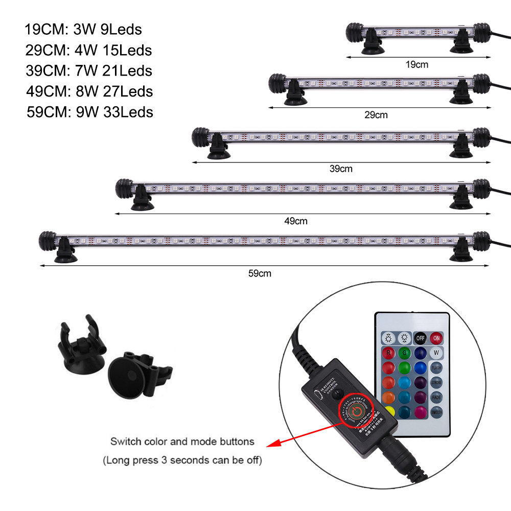 12V RGB Aquarium light with Re - Aquarium Plant Uk avis et prix