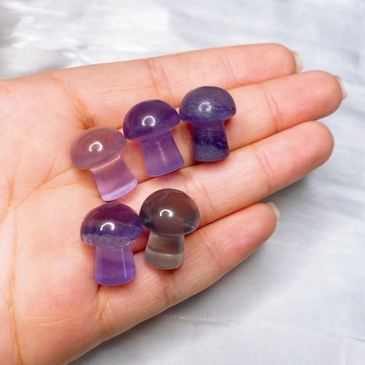 Natural Crystal Mini Mushroom  - Aquarium Plant Ornament avis et prix