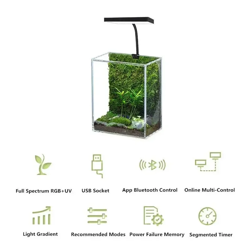 WEEK AQUA Mini 9 Pro USB Nano  - Aquarium Plant Ornament avis et prix