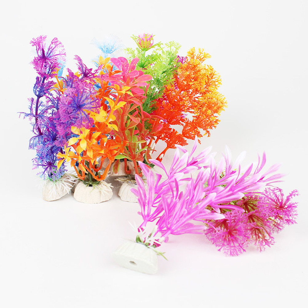 16Pcs Aquarium Artificial Wate - Planted Aquarium Yellow Water avis et prix