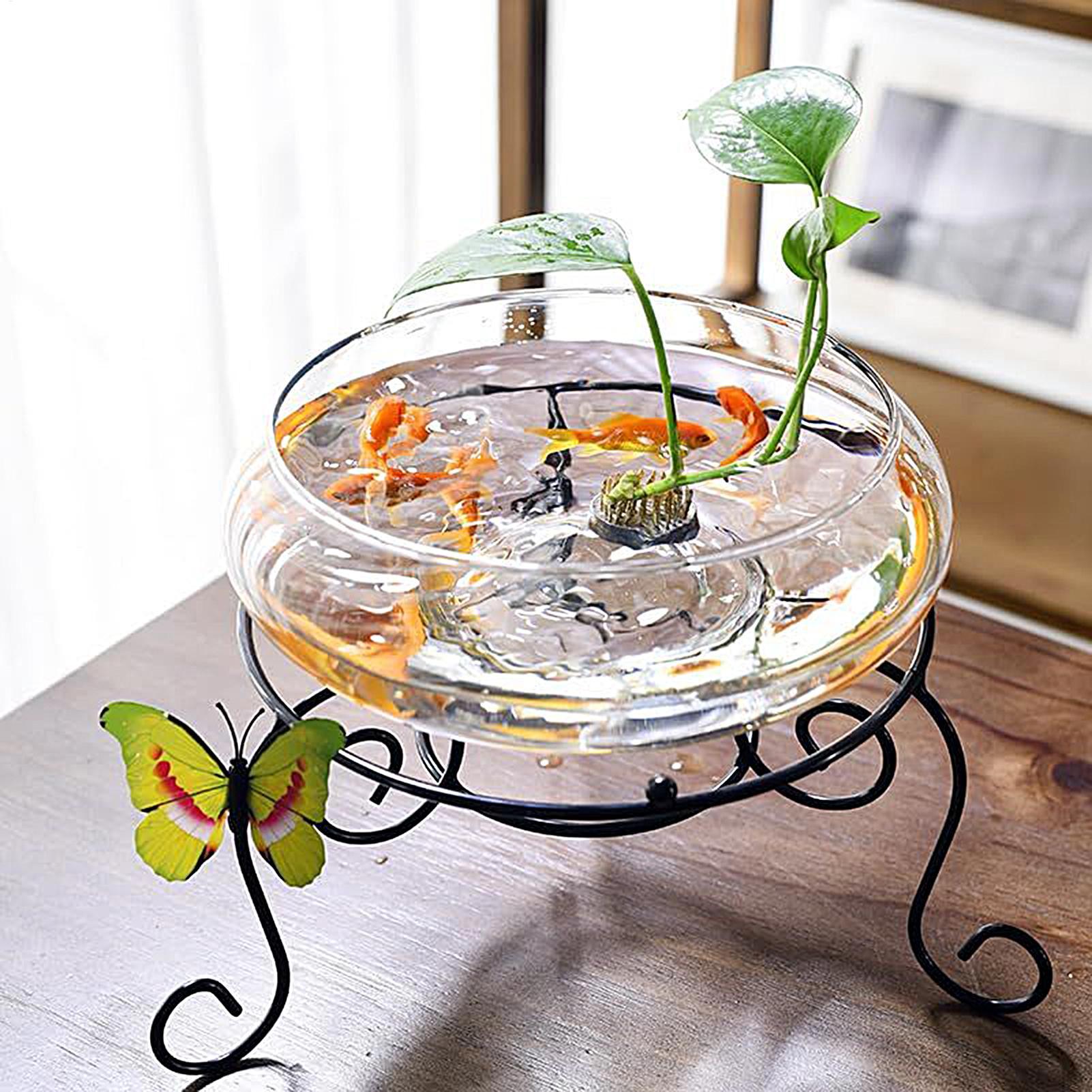 Fish Glass Bowl Glass Large Hy - Aquarium Plants avis et prix