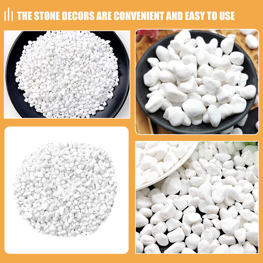 1Set White Decorative Stone Gr - Planted Aquarium With Gravel avis et prix