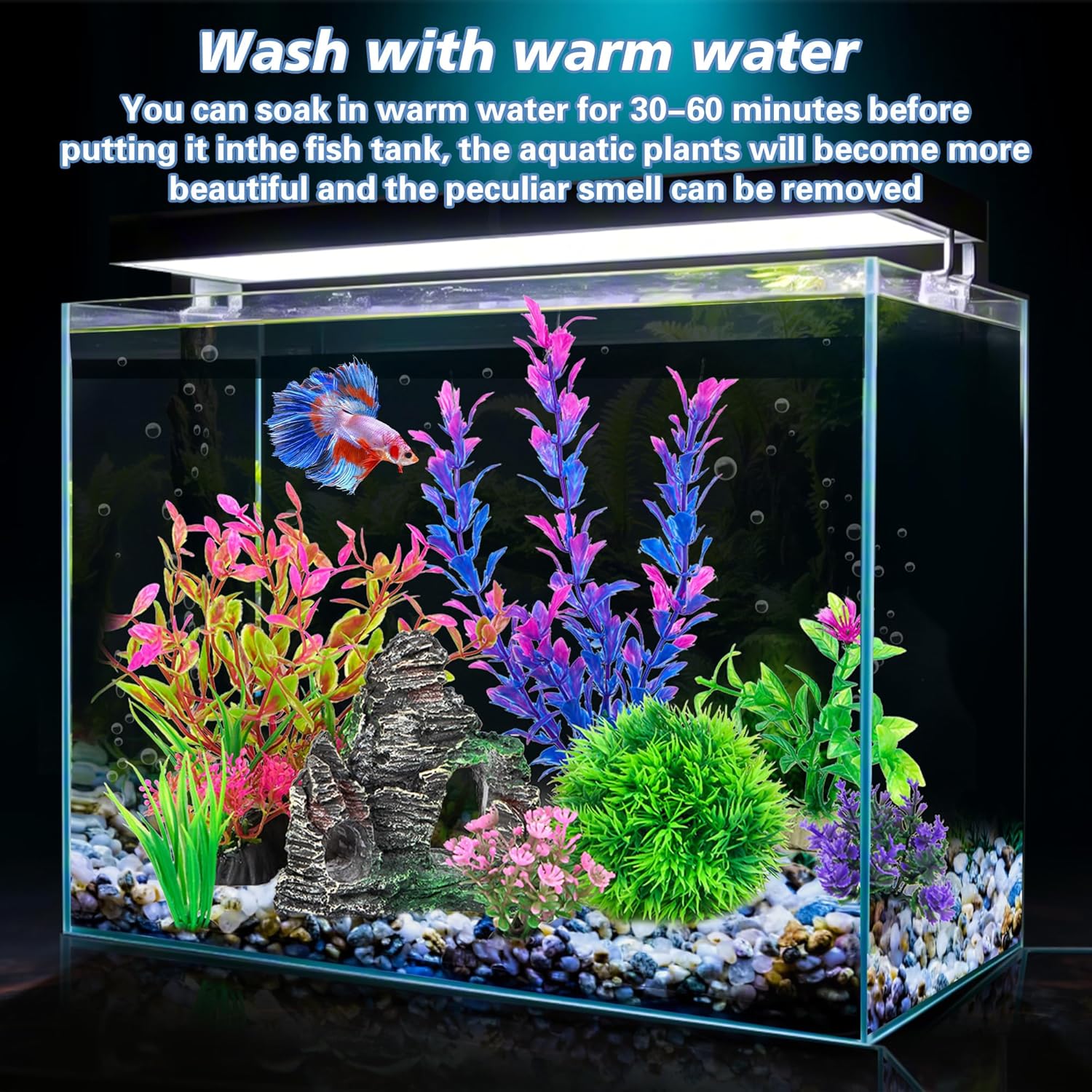 Aquarium Decor Set: Plastic Pl - Aquarium Plants avis et prix