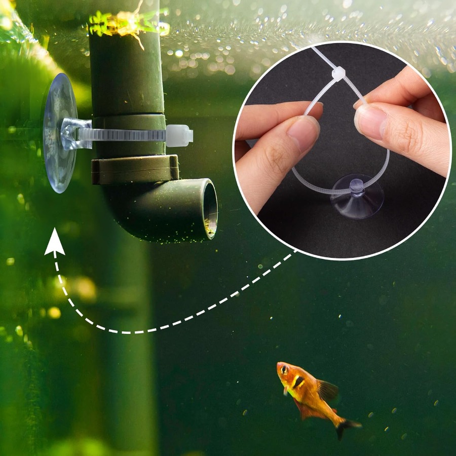 15 Pcs Aquarium Suction Cups w - Planted Aquarium Moss avis et prix