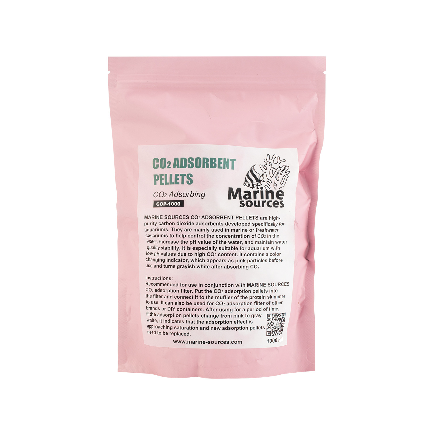 Marine Sources 1000ml CO2 Abso - Planted Aquarium Ph avis et prix
