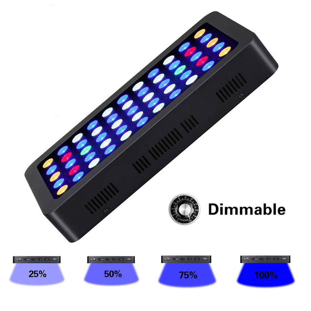165W LED Aquariums Light Dimma - Planted Aquarium Freshwater avis et prix
