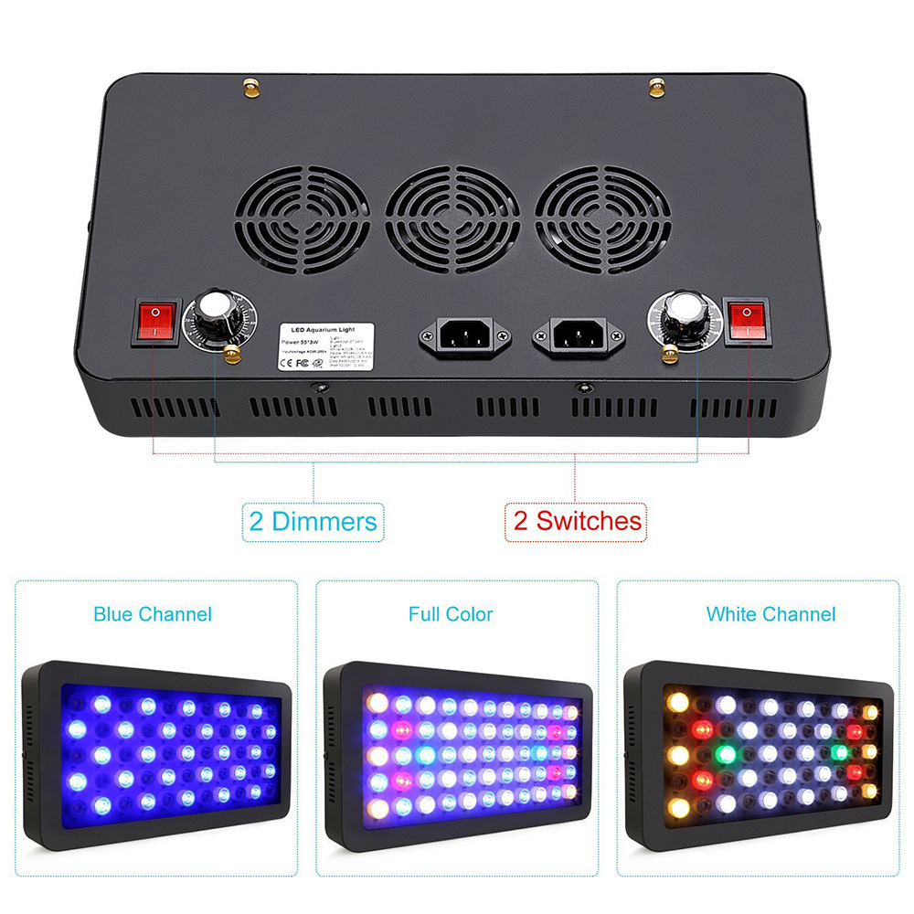 165W LED Aquariums Light Dimma - Planted Aquarium Freshwater avis et prix