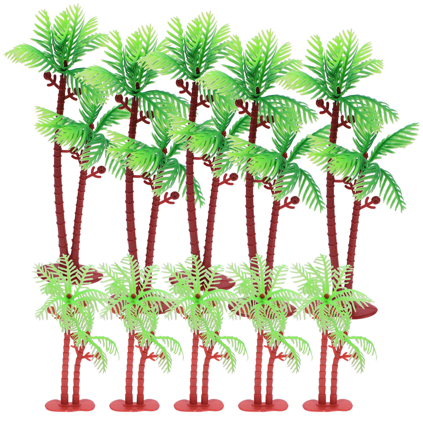 10Pcs Artificial Coconut Tree  - Aquarium Planted Sand avis et prix