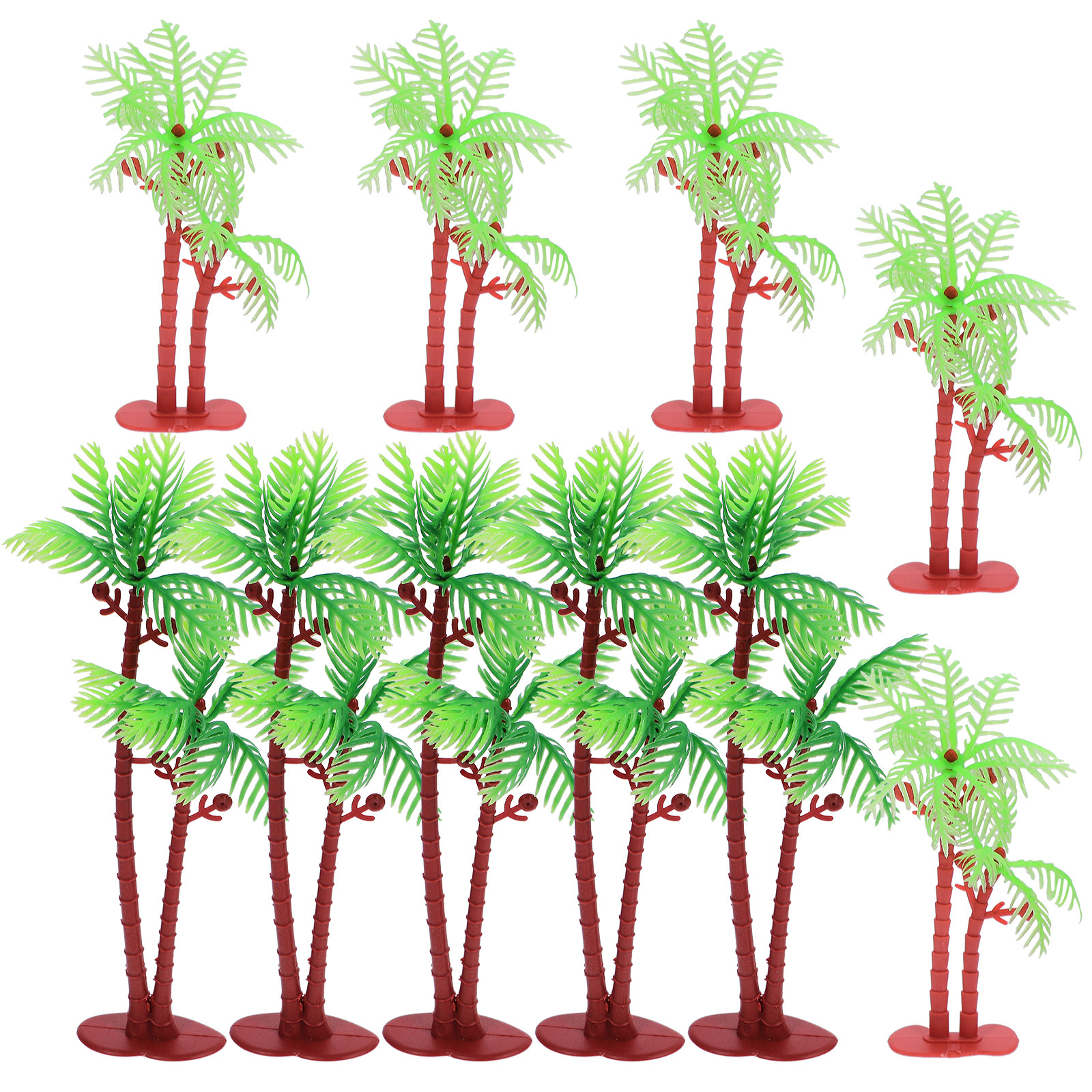 10Pcs Artificial Coconut Tree  - Aquarium Planted Sand avis et prix