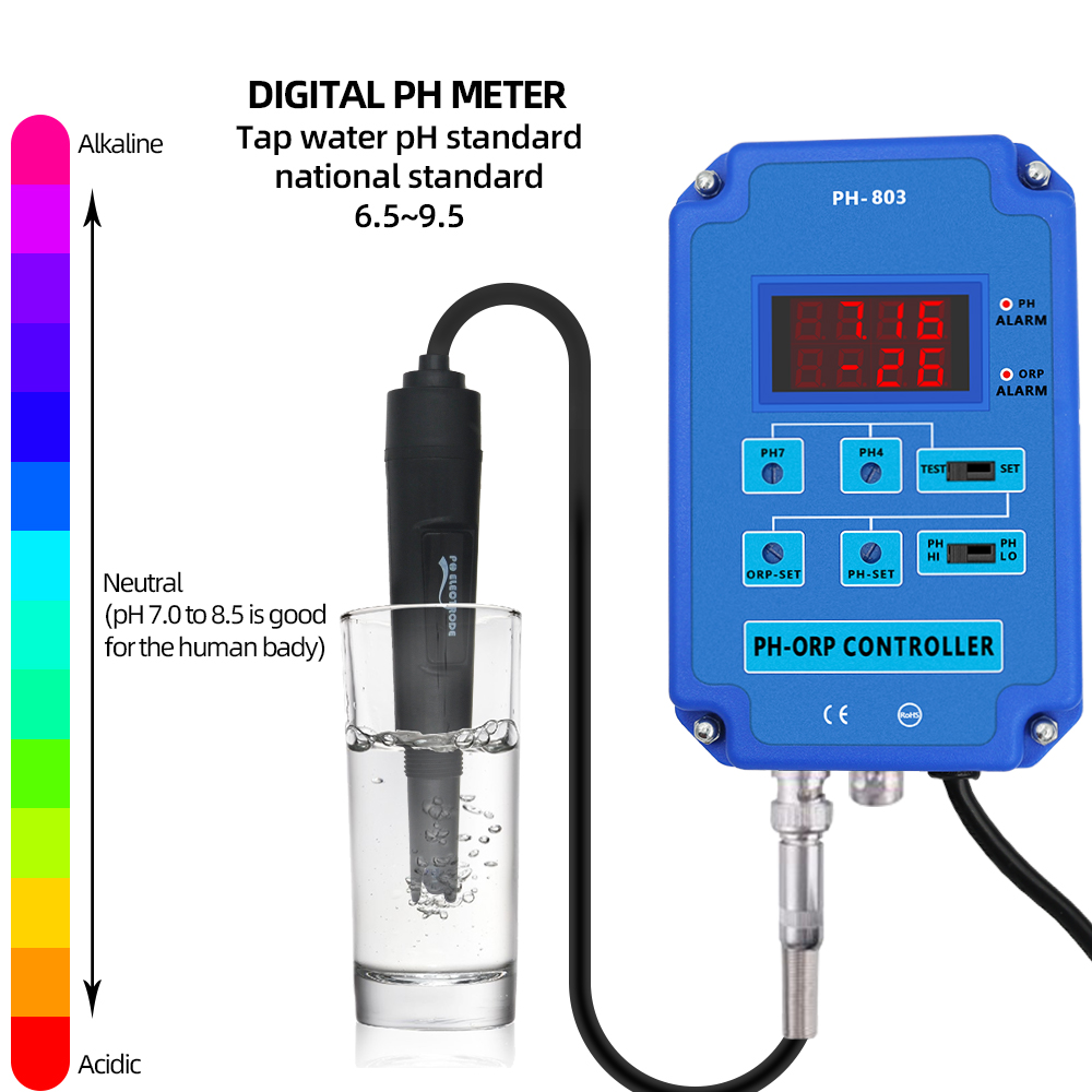 PH-803 Digital 2&1 PH ORP Redo - Planted Aquarium Ph avis et prix