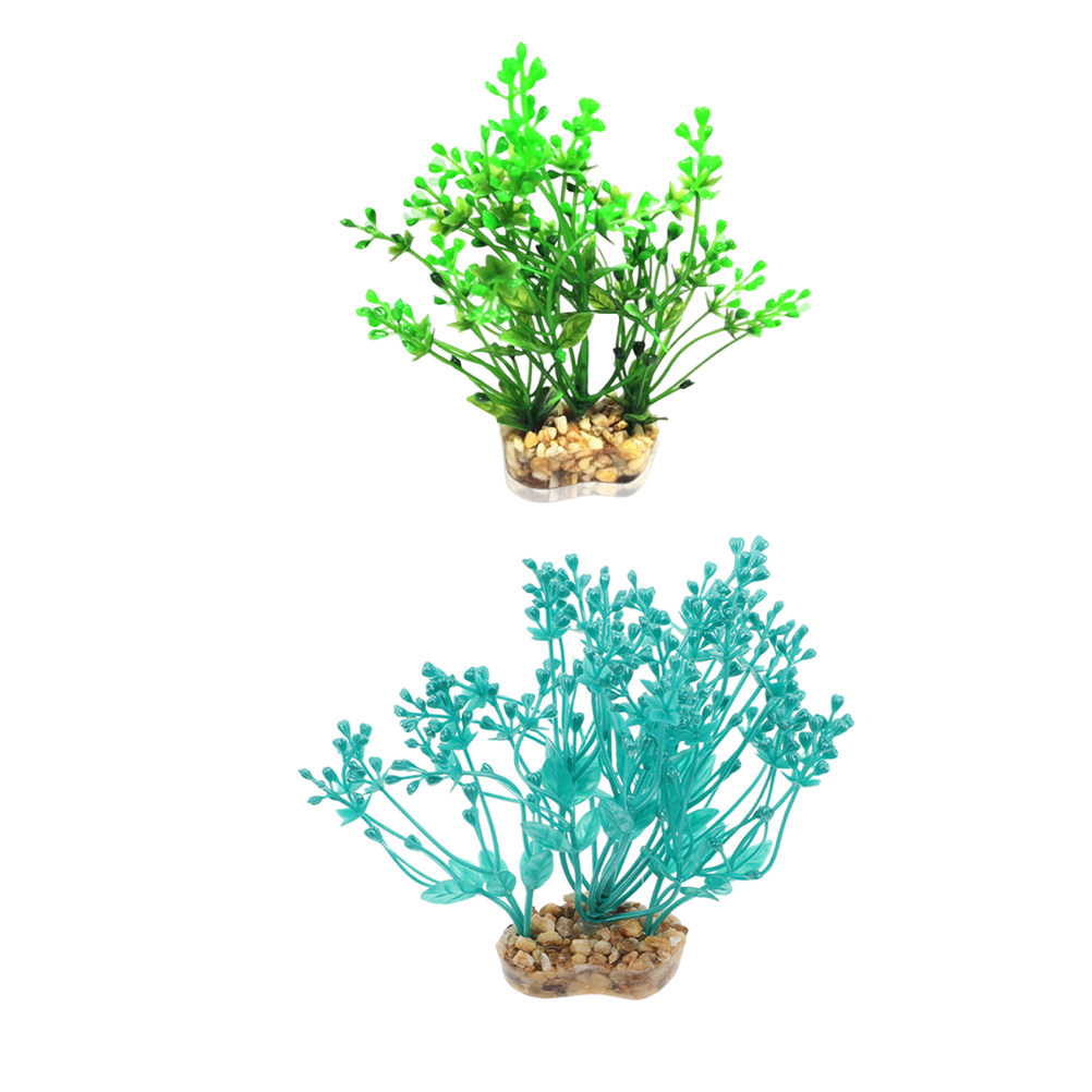 2Pcs Realistic Plastic Aquariu - Planted Aquarium Freshwater avis et prix