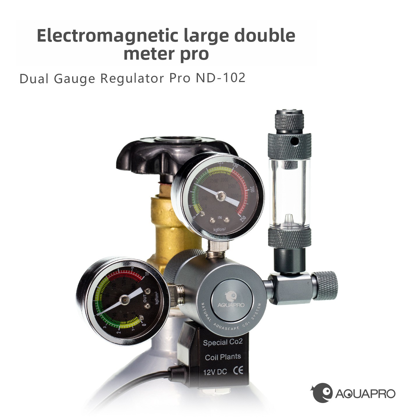 AQUAPRO Solenoid Dual Gauge CO - Aquarium Plant Uk avis et prix