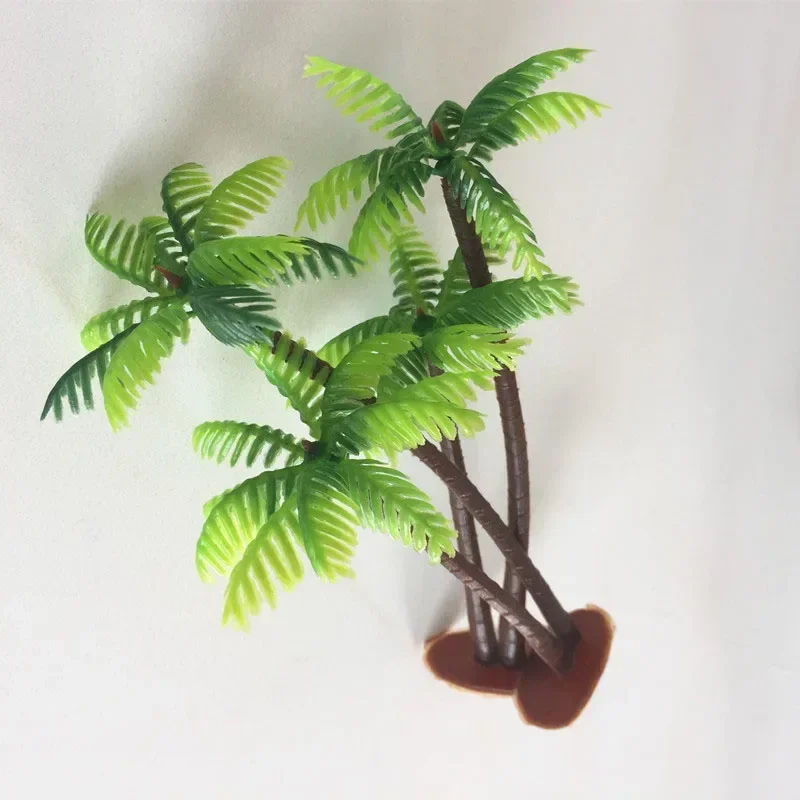 5Pcs Mini Plastic Coconut Palm - Aquarium Plant Ornament avis et prix