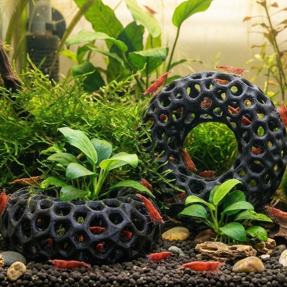 3D Printed Fish Shrimp Hiding  - Planted Aquarium Moss avis et prix