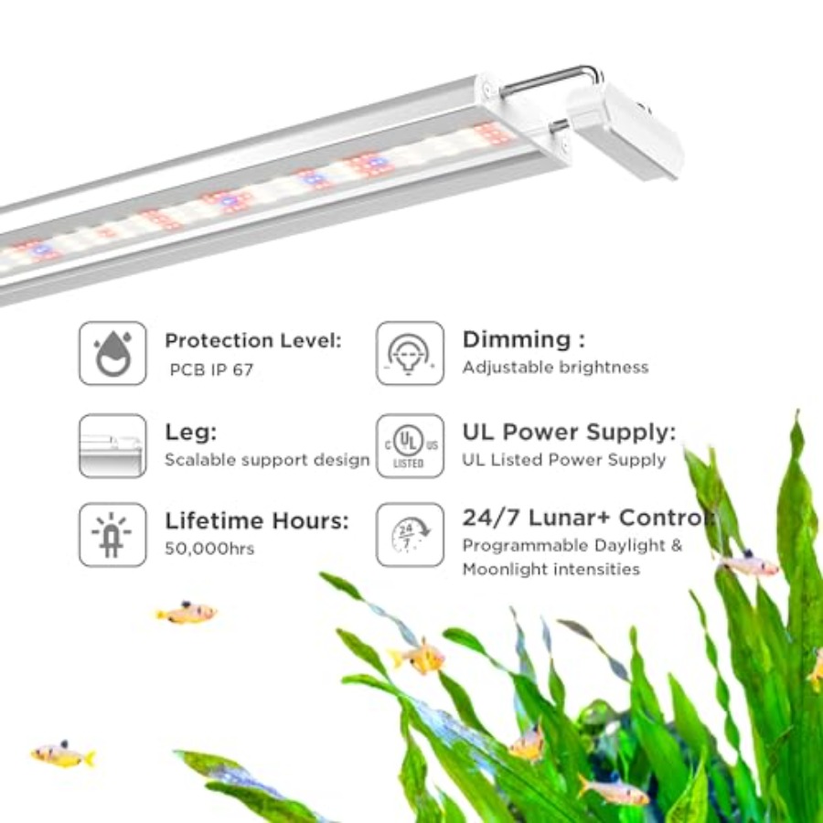 Aquarium LED Light for planted - Aquarium Plants avis et prix